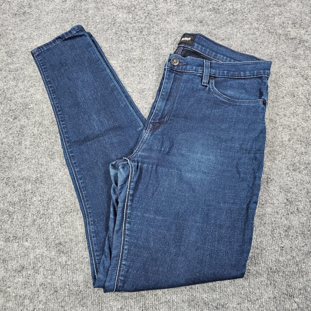 Hudson Natalie Super Skinny Jeans Womens Size 30 Dark Blue Wash Stretch Denim